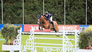 Harry Charles wins Monday's CSI4* Grand Prix at the Sunshine Tour
