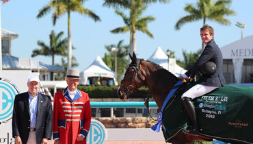 Darragh Kenny claims one-two finish in $35,000 Douglas Elliman 1.45m CSI3* to open WEF week ten
