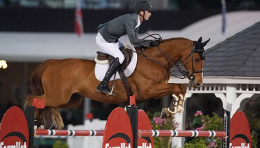 Spencer Smith is only clear to win the $132,000 Horseware Ireland Grand Prix CSI3*