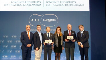 Kent Farrington claims Longines FEI award for Best Jumping Rider, HH Azur declared Longines FEI Best Jumping Horse