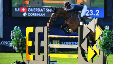 Steve Guerdat and Corbinian win again in the Prize Energochemica at the Longines FEI Jumping Nations Cup™ of Slovakia