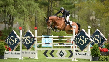 Captain Brian Cournane wins $35,000 New York Welcome Stake CSI2* at Old Salem Farm Spring Horse Shows