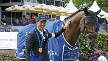 The horses and riders for CSI5* Ascona