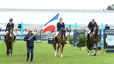 The order-to-go for the Longines FEI Nations Cup of France