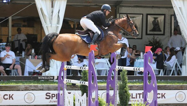 Ireland's Paul O'Shea and Imerald Van't Voorhof win CSI2* Grand Prix at the Lexington International