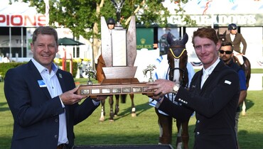 Daniel Coyle puts in a win for Ireland in the ATB Financial Cup at Spruce Meadows 'National' presented by Rolex