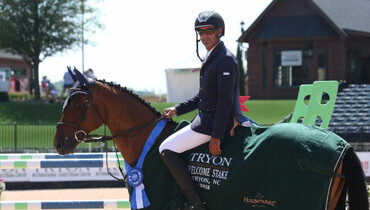 Luis Pedro Biraben scores big win with Caillou in 1.50m Welcome Stake at Tryon