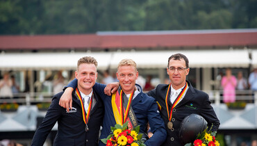 Mario Stevens and Angelique Rüsen German Champions 2018