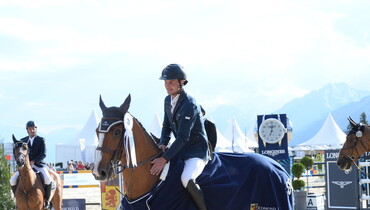 Another home win in Friday's Grand Prix qualifier at at Longines Jumping Crans-Montana