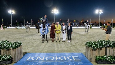 Jacques Helmlinger and Tonic des Mets top the CSI3* Grand Prix presented by Knokke-Heist at Knokke Hippique