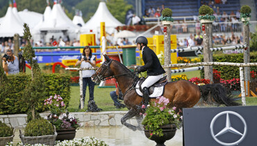 Shane Sweetnam speeds to the win in the Prize of Sparkasse at CHIO Aachen