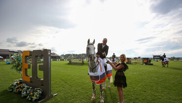 Dominique Hendrickx victorious in the CSI4* Grand Prix Energochemica at X-BIONIC® Summer Tour