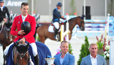 Gabor Szabo Jr. wins Thursday's biggest class at CSIO5* Budapest