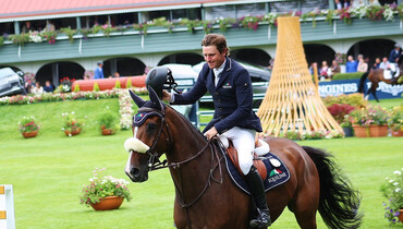 Irish riders feature in share of top prize in Dublin Horse Show Puissance while Kenny and Coyle back in winners circle