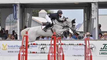 Shane Sweetnam is tops two days in a row, taking the Longines Cup at the 43rd Hampton Classic