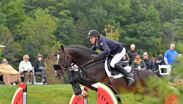 Jonathan McCrea rides to a double clear victory in the Saugerties CSI5* $500,000 Grand Prix