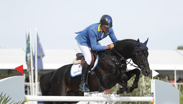 Home win for Solid Gold Z at the FEI World Breeding Jumping Championships for 7-year-old horses
