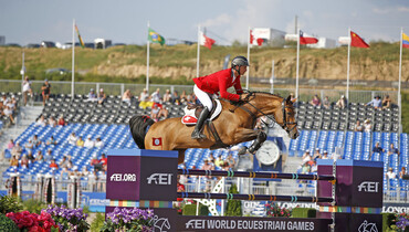 Steve Guerdat saves the best for last to take the lead at the FEI World Equestrian Games 2018