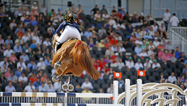 Images | Thrills and spills from the first round at the FEI World Equestrian Games