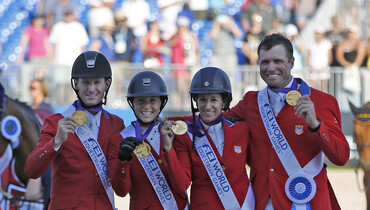 The horses and riders for CSI4*-W Wellington