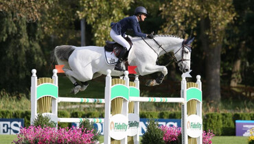 Molly Ashe Cawley and D'Arnita fight to win Longines FEI Jumping World Cup™ New York to conclude 2018 American Gold Cup