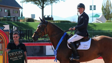 Fabio Leivas Da Costa and Tosca De L'Esques ride home with blue to kick off the Tryon Fall Series presented by Greenville-Spartanburg International Airport
