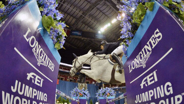 Catherine Tyree and Bokai race to win in International Jumper Welcome Stake