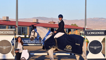 Kristen Vanderveen brings the heat jumping into the Longines FEI Jumping World Cup qualifier