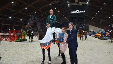 Jaroslaw Skrzyczynski captures the CSI4* Energochemica Grand Prix at X-BIONIC® Indoor Master