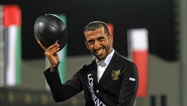 Abdullah Mohd Al Marri wins the CSI4* Longines & Al Shira'aa Grand Prix in Abu Dhabi