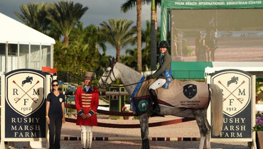 Catherine Tyree and BEC Lorenzo take the win in Rushy Marsh Farm Grand Prix CSI2*