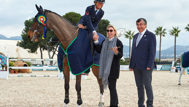 Giulia Martinengo Marquet makes the most of being last to win the CSI2* Grand Prix presented by CHG at Spring MET II