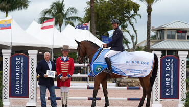 Santiago Lambre speeds to $36,000 Bainbridge 1.45m Classic CSI3* win at WEF