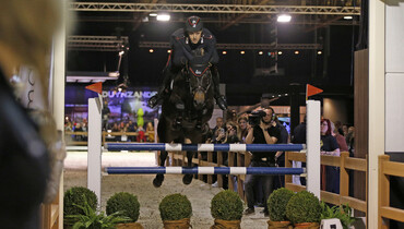 Emanuele Gaudiano wins the Van Schijndel Bouwgroep Indoor Derby at The Dutch Masters