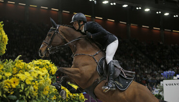 Eduardo Alvarez Aznar goes into the lead after round two of the Longines FEI World Cup Final