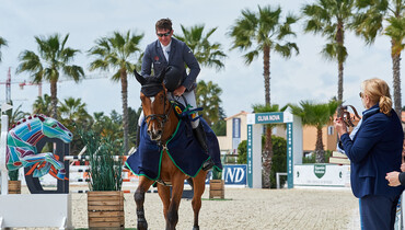 Hilton Up The Banner, Iwalinde and Tiara du Cache Pot Z best in Spring MET IV Young Horse Finals presented by Dammann Reitplatz- u. Sportplatzbau GmbH