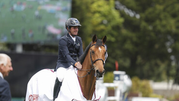 Darragh Kenny with Thursday's biggest win in La Baule