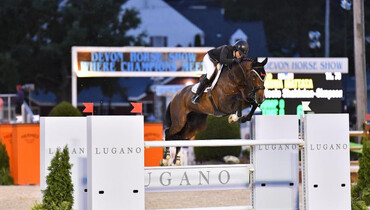 No worries for Nicole Shahinian-Simpson and Akuna Mattata with Jet Run Devon Welcome Stake victory