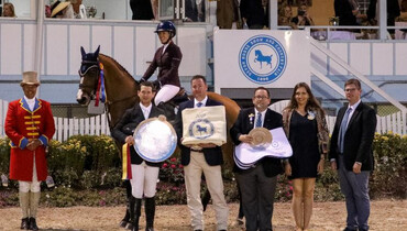 Amanda Derbyshire and McLain Ward share Open Jumper Championship honors at Devon Horse Show