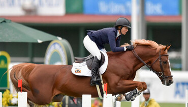 Beezie Madden and Darry Lou win the ATB Financial Cup at Spruce Meadows