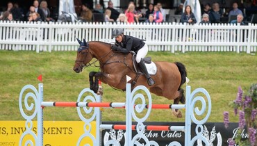 Holly sets her heart on a win  at the Equerry Bolesworth International Horse Show
