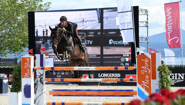 Emanuele Gaudiano first in the Masters One 1.45m