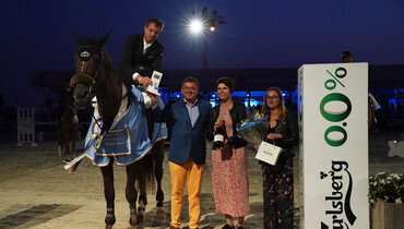 Harrie Smolders and Don VHP Z win the Top Series CSI3* Grand Prix presented by Carlsberg at Knokke Hippique