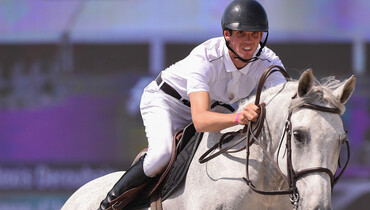 Alexis Deroubaix takes Thursday’s biggest win at Hubside Jumping