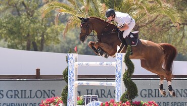 Pierre Marie Friant wins Friday's 1.50m class at Hubside Jumping