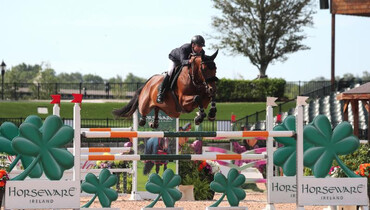 Santiago Lambre speeds to repeat FEI win in $36,000 Horseware Ireland Welcome Stake CSI3* with Cetano Van Aspergem Z