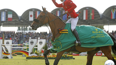 Magic moments from Kent Farrington's win in the €1.000.000 Rolex Grand Prix of Aachena