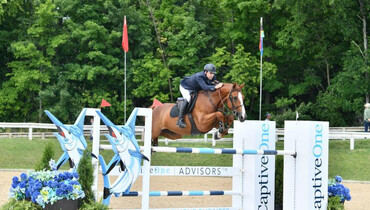 Santiago Lambre rides Ibabco to Flintfields Farm Grand Prix CSI2* victory at Great Lakes Equestrian Festival