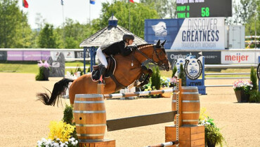 Abigail McArdle and Victorio 5 add second Great Lakes Equestrian Festival win in Staller Grand Traverse Grand Prix