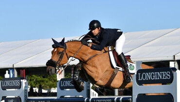 Risks pay rewards for Brazil's Luiz Francisco de Azevedo and Collin in the FEI Speed Stake